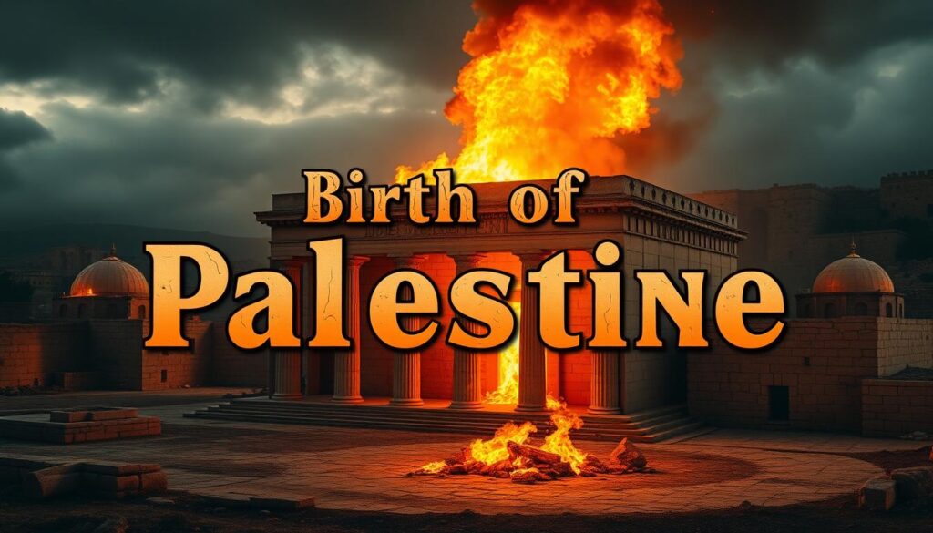 Fall of Jerusalem and Birth of Palestine in 70 AD