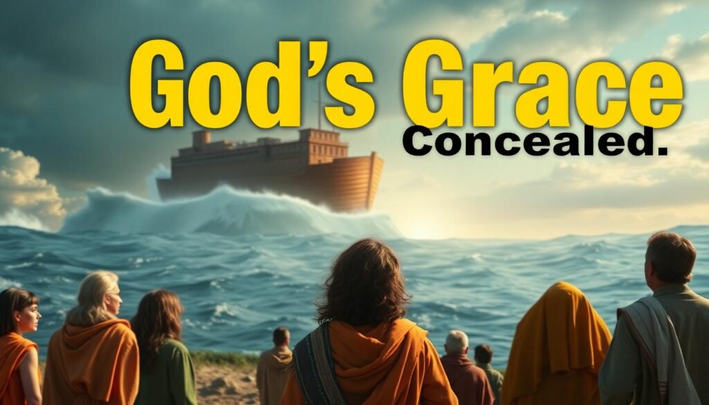 God's Grace Concealed in Barabbas, a Robber and Noah's Flood