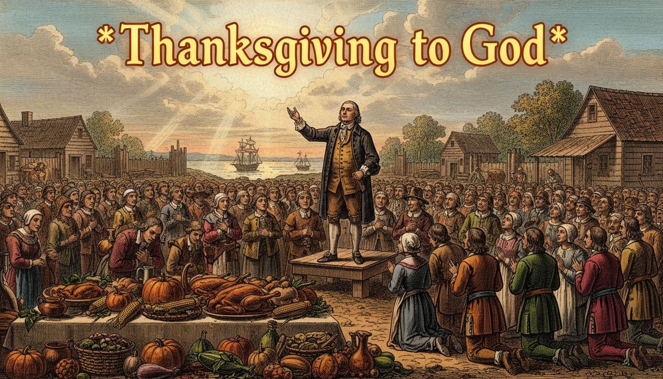 Thanksgiving to God Alone: True First 1623 Thanksgiving to God
