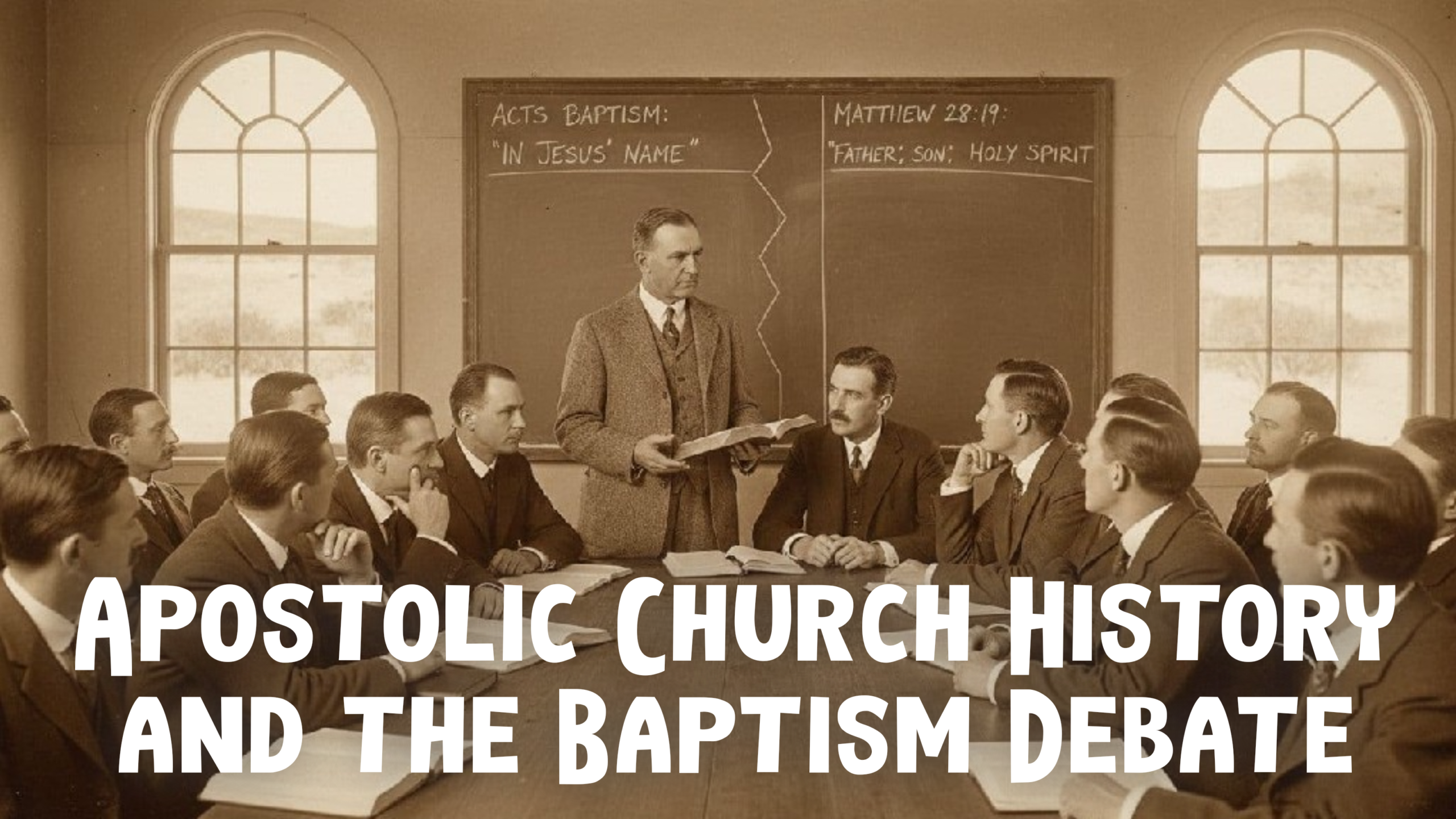 Apostolic Church Flaw, Oneness and Baptism Truth Acts 2:38