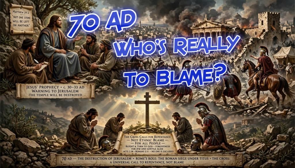 Destruction of Jerusalem: 70 AD Truth About Who To Blame