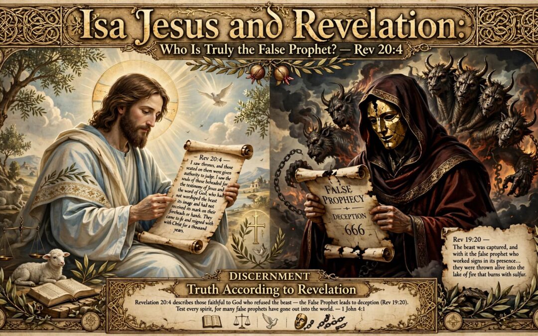 Isa Jesus and Revelation: Who Is Truly the False Prophet? Rev 20:4
