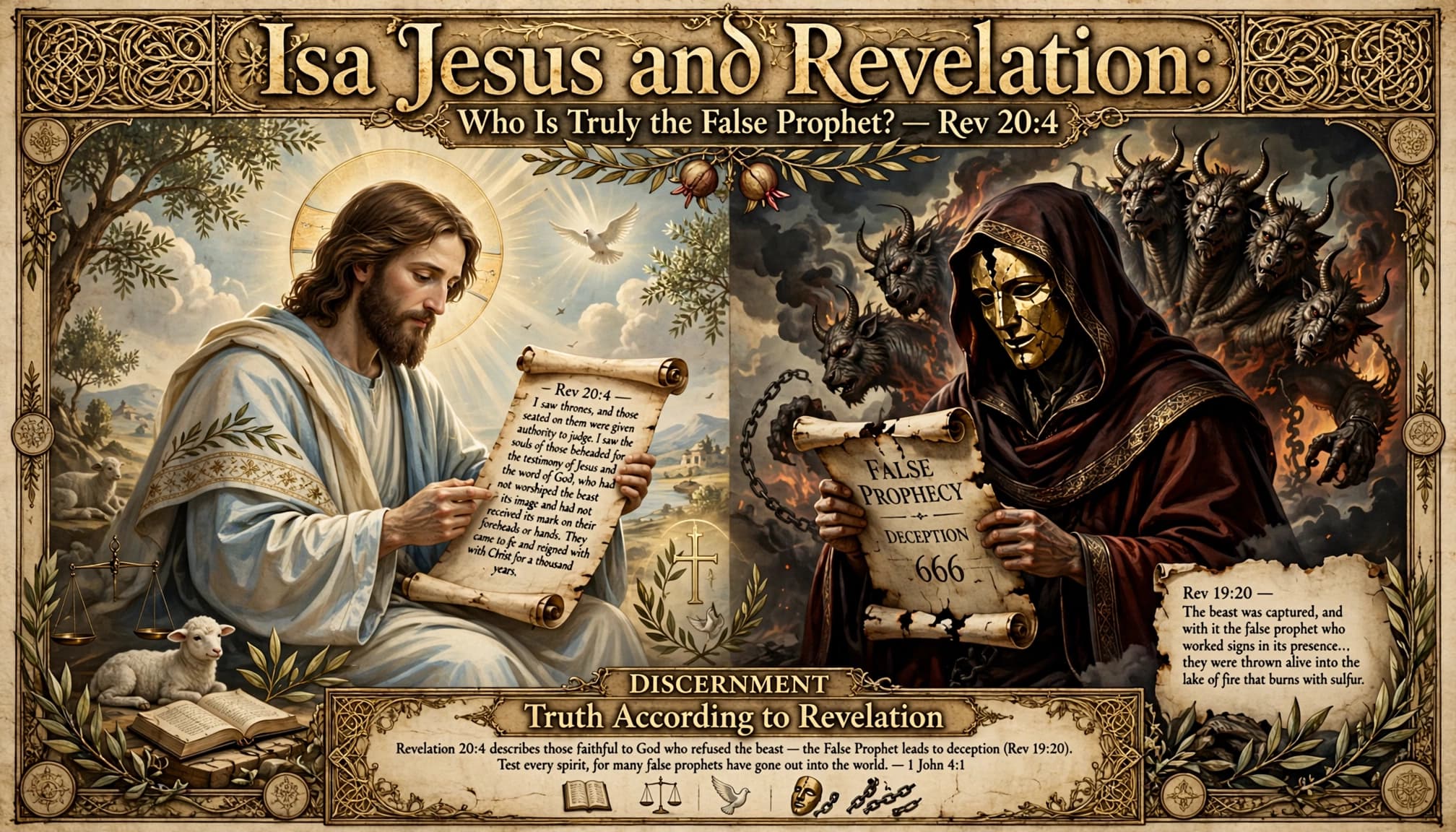 Isa Jesus and Revelation: Who Is Truly the False Prophet? Rev 20:4